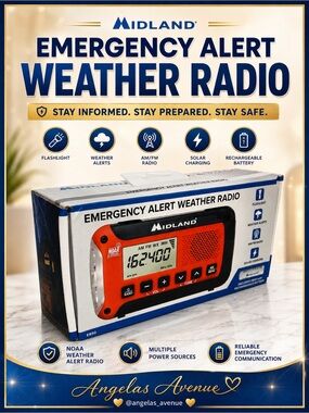 Midland Emergency Alert Weather Radio - PREMIUM NEW